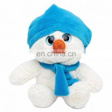 HI CE Snowman stuffed Plush Santa Claus toy for celebrating Christmas