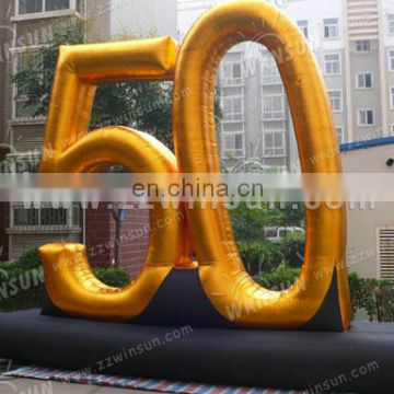 2017 Hot sale giant inflatable letters, inflatable alphabet for advertising