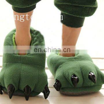 OEM fashion plush alimal slipper ,plush unicorn slippers