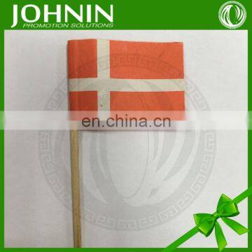 eco friendly europe standard printed decorative paper toothpick flag