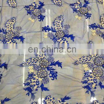 Multicolor Lace Stretch Floral Embroidered Polyester 3d Tulle Lace Fabric photo-4