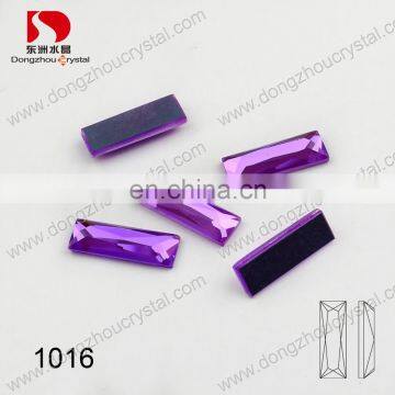 DZ-1016 rectangle flatback crystal rhinestones for jewelry