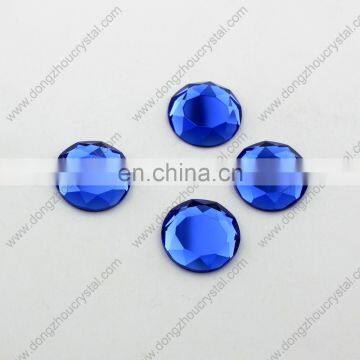 round Crystal glass stones with special cutting for garment accessories