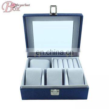 Elegant Leather Covered Cardboard Drawer Jewelry Box Divider