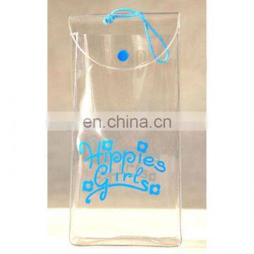 Squeezable Serviceable Transparent Factory High Quality PVC Shopping Bag For Promotion/gift