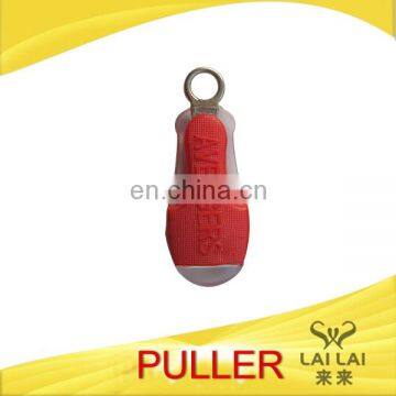 Customized rubber zipper puller zipper head