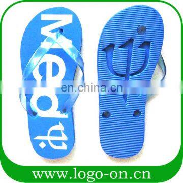 custom printed flip flops