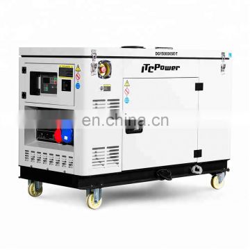 10kw DG12000XSE diesel soundproof generator for home