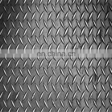 Manufacture Q195L ,Q235B,Q345 MS standard Checkered Steel plate size supplier