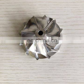 GT15-25 784366-0001HF 6+6 blades 43.36/56.03mm  performance turbo milling/aluminum 2618/milling compressor wheel for 765155-0007