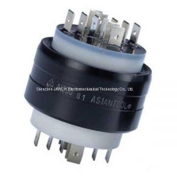 A1230 High Precious Signal 60RPM Contact Mercury Slip Ring Rotary joint For Robot Arms