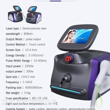 Diode Laser 808 nm Hair Removal Machine Portable 808 nm Diode Laser Epilator Clinic Use Permanent Laser Hair Removal Machine photo-2