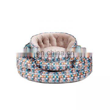 Wholesale New Printing Soft Comfortable Plush Dog Beds