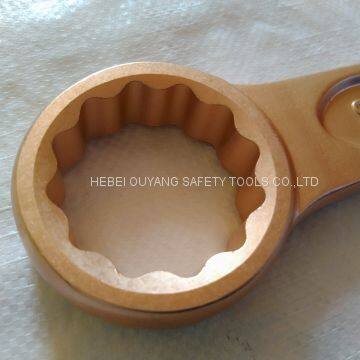 Non-Sparking Tools Striking Wrench Spanner Box End ATEX Tools Be-Cu 50mm photo-5