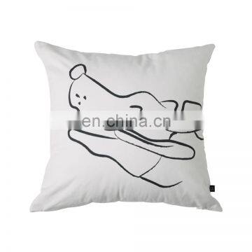 RAWHOUSE Cotton Canvas Cushion Covers Leopard Print Cushions Image photo-3