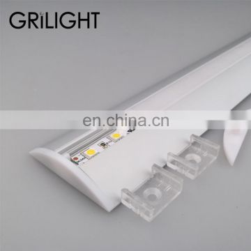 Wholesale U5608 fanshaped extrusion aluminum profile for 5050 3828 2835 5630 led strip