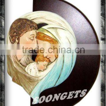 Polyresin Religious Sculpture wooden icon