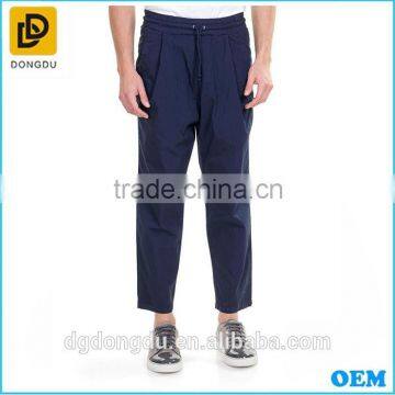 New Fashion design 2016 navy blue jersey pants for men