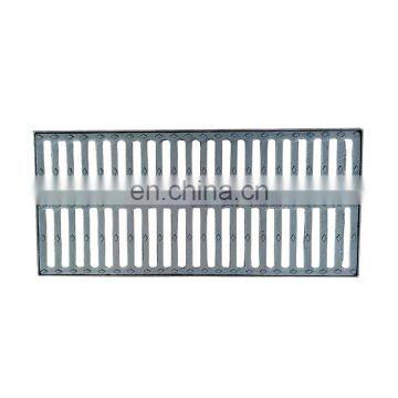 Wholesale BS EN124 D400 1000*420 ductile cast iron rectangle floor gully grating frame