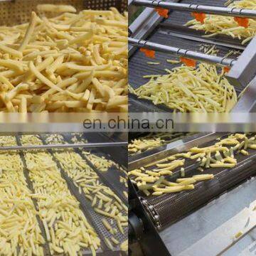 Industrial Automatic French Fries Sweet Potato Chips Peeler Slicer Washing Frying Making Machine Price photo-5