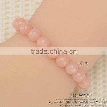 Rinbow Color 8MM Malaysian Jade Beads Bracelet for Girl Rosary Chaplet Bead Bracelet Stretch String Bracelet photo-6