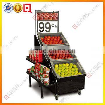 Floor standing Food display rack