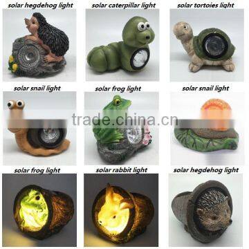 Solar Power Rechargable Small Hedgehog Solar Light photo-2