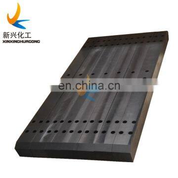 New Era of Construction Machinery Crawler Materials Impact Resistant Black Color UHMWPE TRACK PADS photo-2