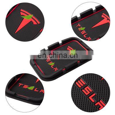 Carest Car Dashboard Non Slip Grip Pad For Tesla Model Y Model 3 X S Phone Holder Mat Anti-skid Slip Model3 ModelY Accessories photo-4