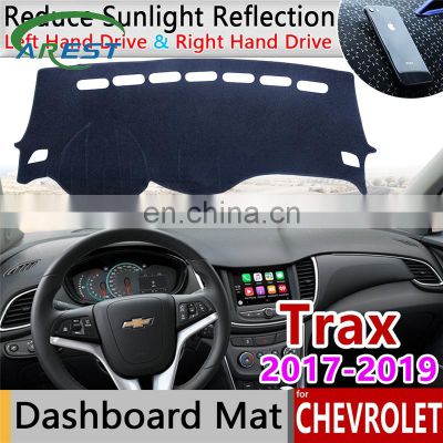 for Chevrolet Trax Tracker Holden 2017 2018 2019 Anti-Slip Mat Dashboard Cover Pad Sunshade Dashmat Carpet Car Accessories Rug