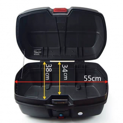 Factory Direct Sale 45 Litres Super Large Capacity Motorcycle Tail Box/Popular Motorcycle Top Case/motorcycle Trunk photo-4