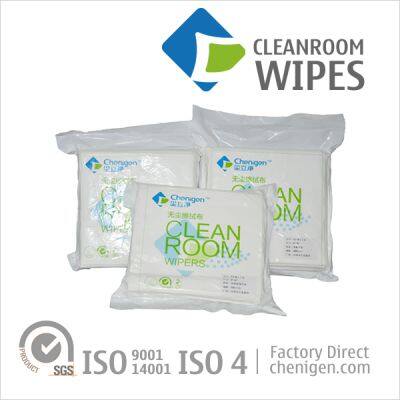 Soft-Texture Polyester-Nylon Microfiber Blend Cleanroom Wipes