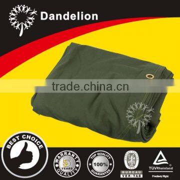 8x10 ft heavy duty waterproof uv resistant tear defiant with grommets olive green cotton polyester canvas tarp for tractor cover