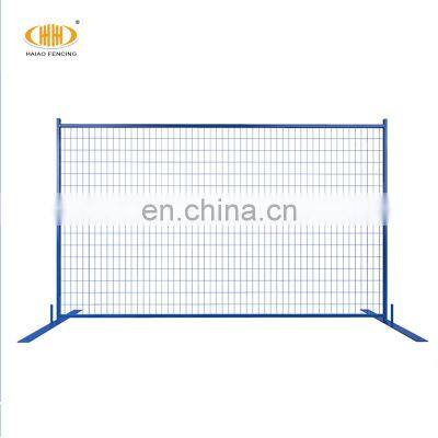 6ft / 1.8m powder coated Canada temporary fence from Anping factory