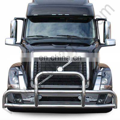 Dongsui OEM 304 Stainless Steel Semi Truck  DEER GUARD For New Freightliner Cascadia