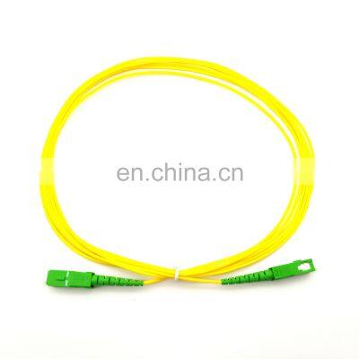 SC APC Simplex Single mode G652D Fiber Optic Patch cord cable de conexion de fibra Fiber Jumper patch cord sc sc