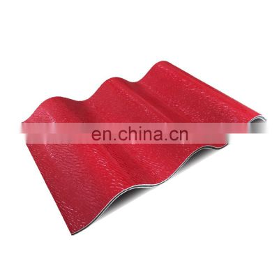 Heat resistance wave pvc roof tiles for industry/excellent waterproof upvc plastic roof sheet for warehouse