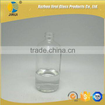 500ml Clear Boston Round Glass Bottle With Trigger Pump