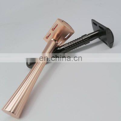 Best Quality Reusable Stainless Steel Women's Double Edge Blade Safety Razor photo-4