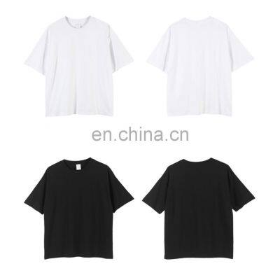 3/4 Sleeve Fashion T-shirt, Mens White Blank Tee Shirt Men Long Oversized t Shirt/ photo-3