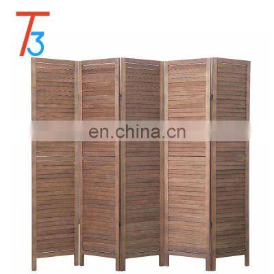 High Quality Folding wood Panel Room Divider Screen for Home Decoration