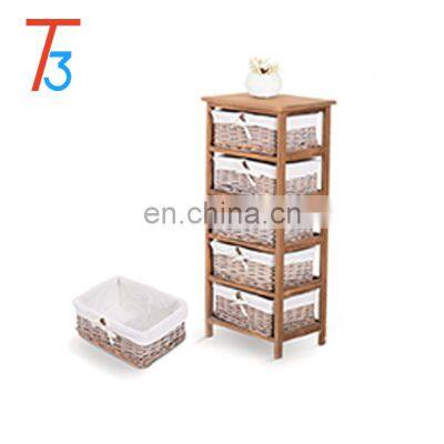 Living Room Furniture Bathroom Wooden Storage Cabinet Corner photo-5