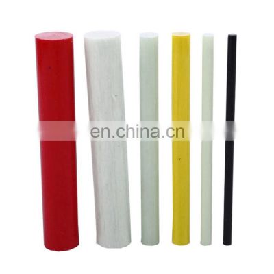 High strength flexible fiberglass round solid rods