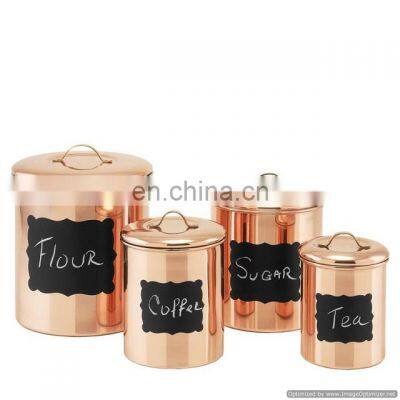 copper tin material canister sets