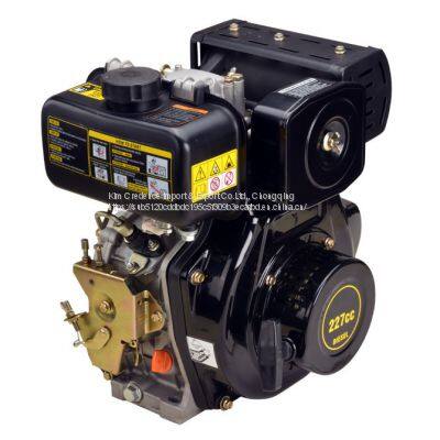 General Purpose Powerful Single cylinder, vertical cylinder,4 stroke, forced cooling , direct injection diesel engine with Electric Starter, Ce Euro V, EPA