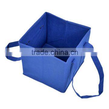 Fabric Collapsible and Reusable Grocery Boxes Shopping Boxes