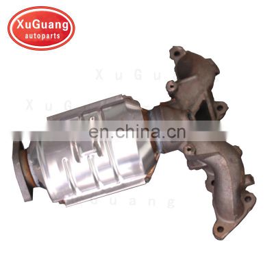 XG-AUTOPARTS High Quality Direct Fit Exhaust Manifold Catalytic Converter for Hyundai Sonata old model with cast iron manifold