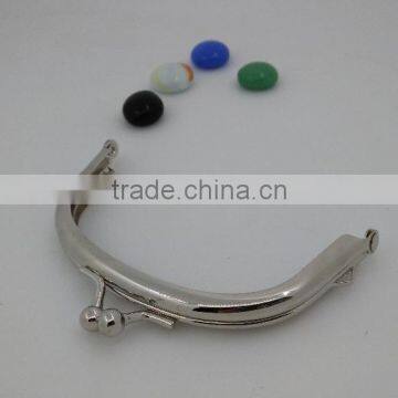 Best Sale Sliver Double Metal Coin Bag Purse Clip for Clutch Bag Bags Handbag Wholesale Blibaba photo-3