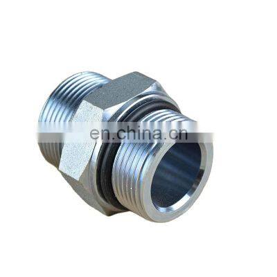1C 1D Series Metric Male Bite Type Fittings Hydraulic Male Threaded Straight Pipe Fittings
