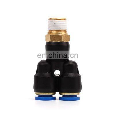 Manufacturer Wholesale SNS SPLL Series Pneumatic Elbow Male Thread Quick Connect Pipe Fittings Tube Joints photo-2